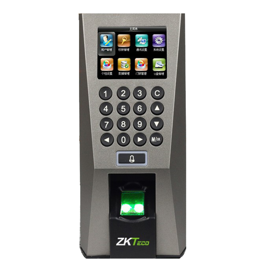 ZKTeco中控智慧熵基F7 Plus/F18 一體化指紋門禁考勤系統解決方案